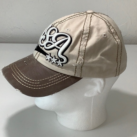 KBETHOS original vintage distressed large embroidered logo baseball hat Size OS - Picture 3 of 9
